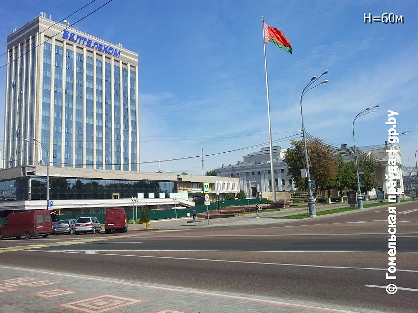В Гомеле собираются возвести флагшток за 650 тыс. долларов. Фото: gp.by