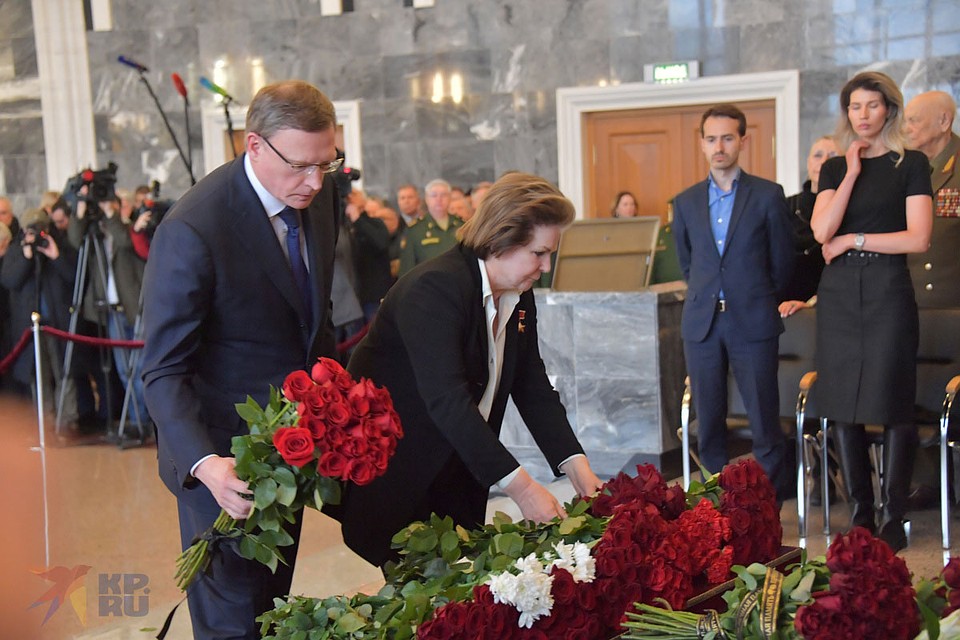 Валентина Терешкова на церемонии прощания с маршалом Советского Союза Дмитрием Язовым. Фото: Владимир ВЕЛЕНГУРИН