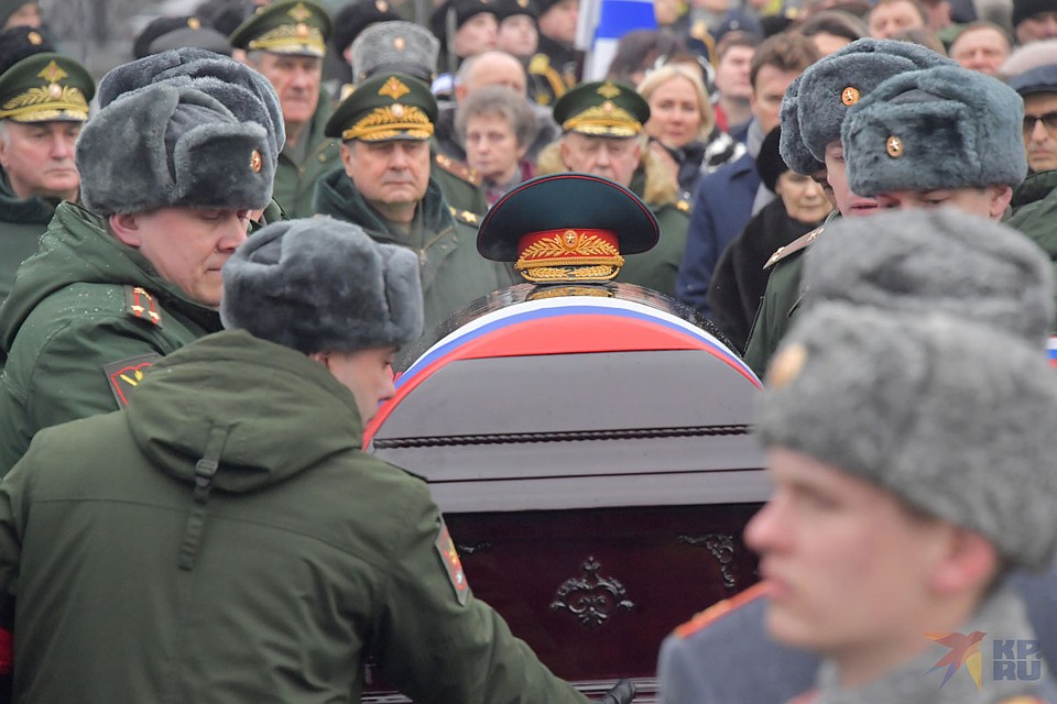 В Москве прошла церемония прощания с маршалом Советского Союза Дмитрием Язовым. Фото: Владимир ВЕЛЕНГУРИН