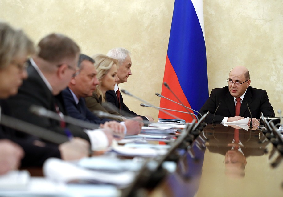 Премьер-министр РФ Михаил Мишустин на заседании правительства РФ в Доме правительства РФ. Фото: Дмитрий Астахов/POOL/ТАСС