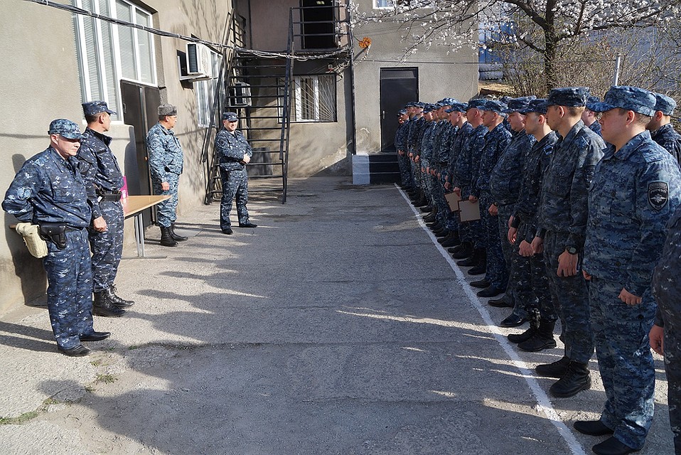 Олег Латунов на Северном Кавказе Фото: Пресс-служба УМВД Липецкой области.