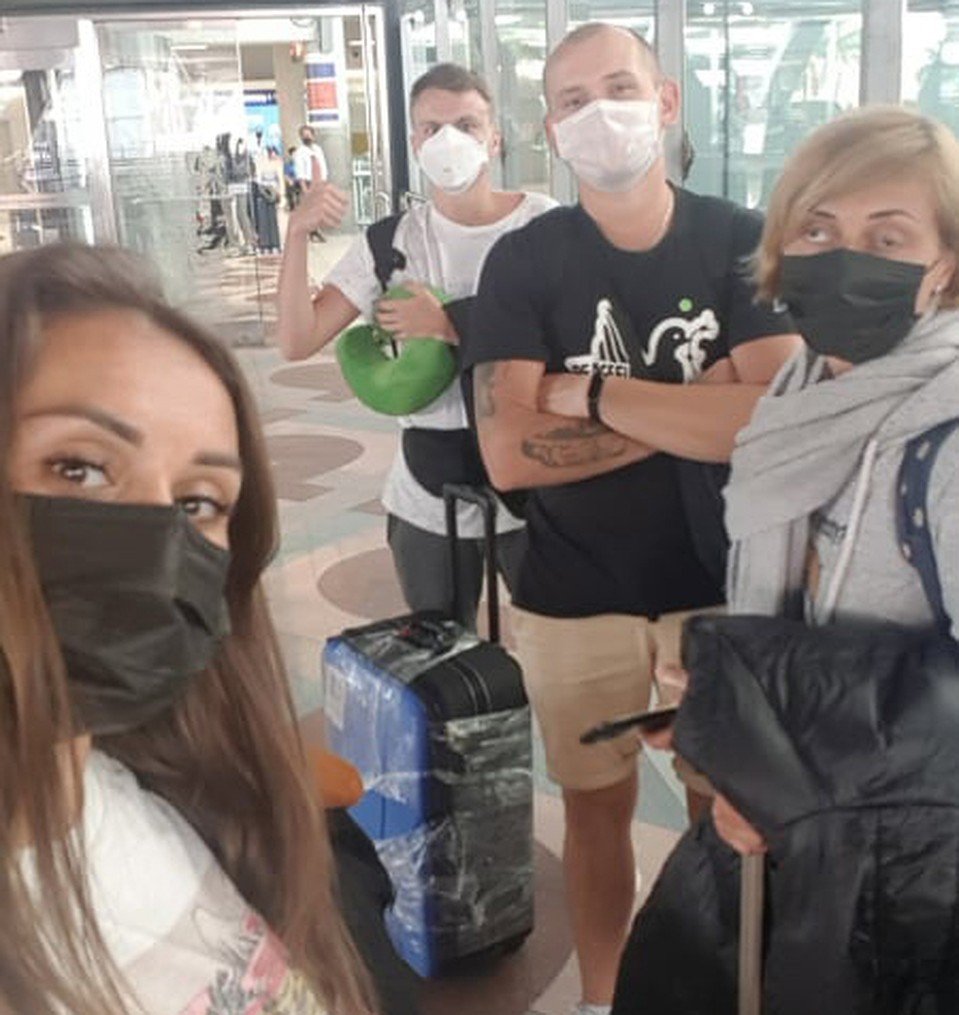 Анастасия вместе с другими белорусами оказалась запрета в Бангкоке. Фото автора.