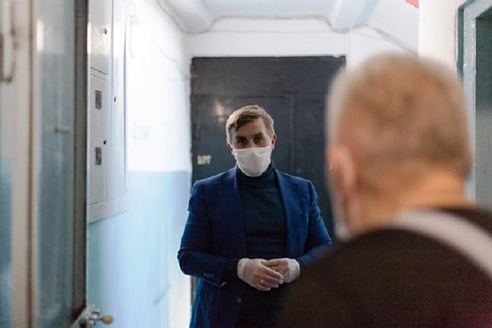 Алексей Додатко: "Меры безопасности прежде всего". Фото предоставлено КРО "ЕДИНОЙ РОССИИ".