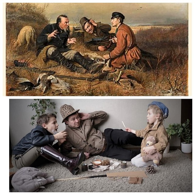 Ольга Мануйлова и ее охотники.