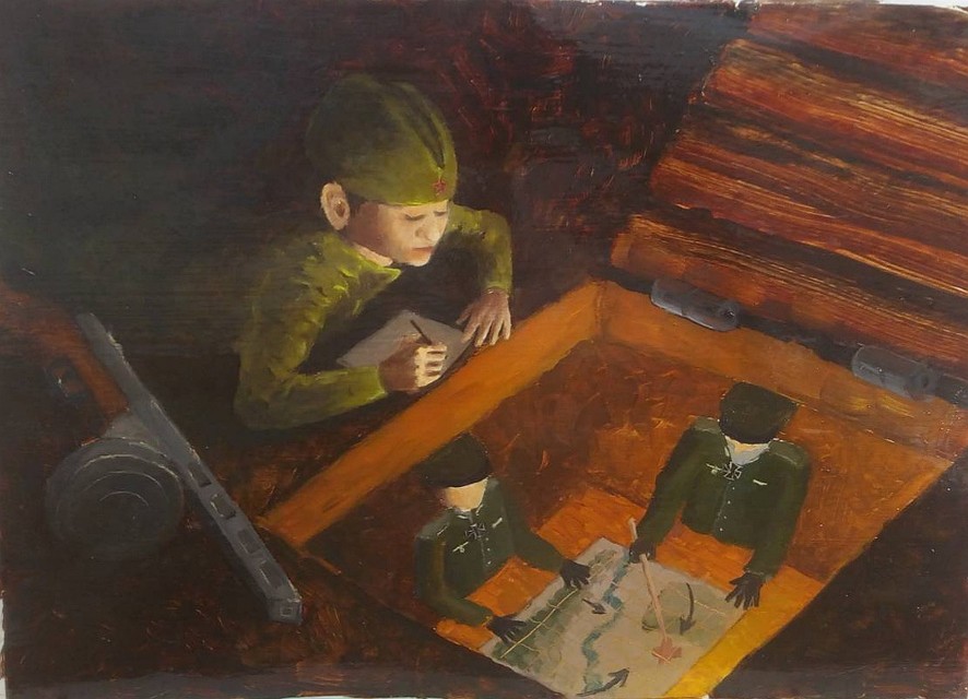 Работа, занявшая 1 место в номинации "Рисунок": Зоя Лихачева, 7 лет, Симферопольский р-н