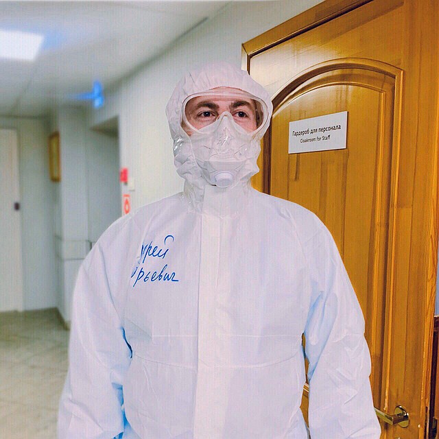 Андрей Дишь - главный врач респираторного госпиталя, опытный врач-реаниматолог Фото: из открытых источников
