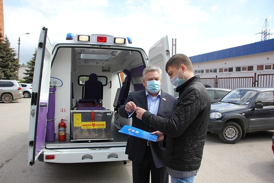 Центр медицины катастроф получил новый автомобиль скорой помощи для бригады детской реанимации Фото: материалы пресс-служб