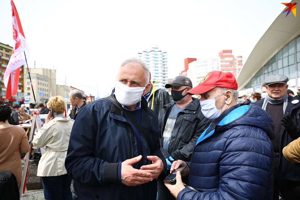 Николай Статкевич, доверенное лицо нескольких претендентов в кандидаты. Фото: Святослав ЗОРКИЙ