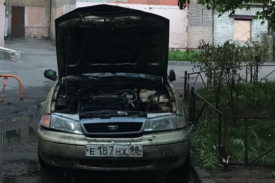Полицейские успели вовремя и вытащили хозяина из автомобиля до того, как он попал пострадать / Фото: ГУ МВД по СПб и ЛО