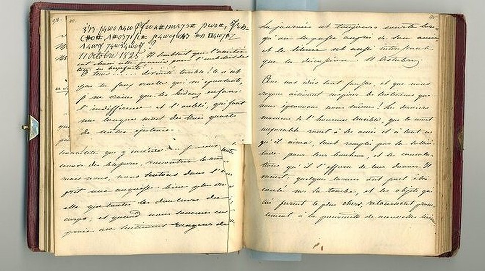 Страницы якобы "дневника Пушкина"