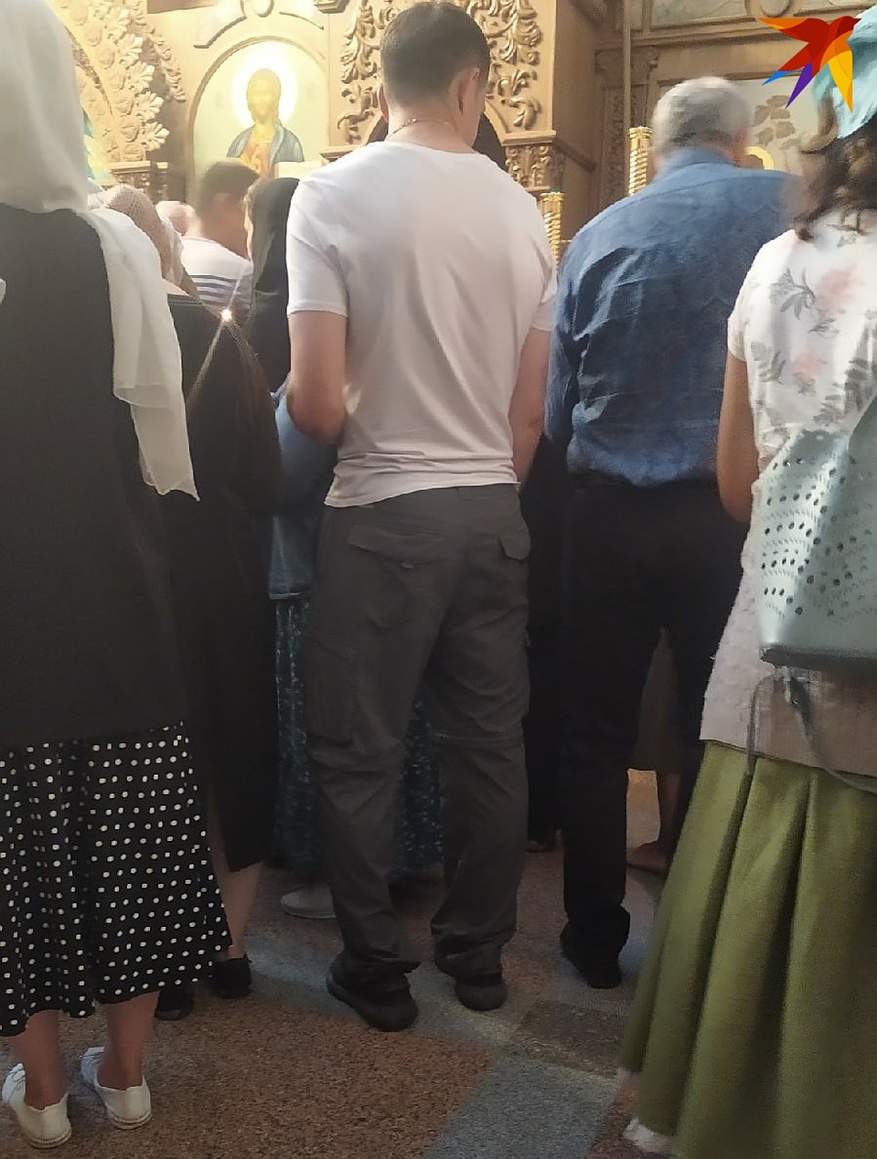 Олимпийский чемпион Павел Дацюк, который сейчас играет за екатеринбургский «Автомобилист», посетил таинство соборования Фото: Евгений СТОЯНОВ