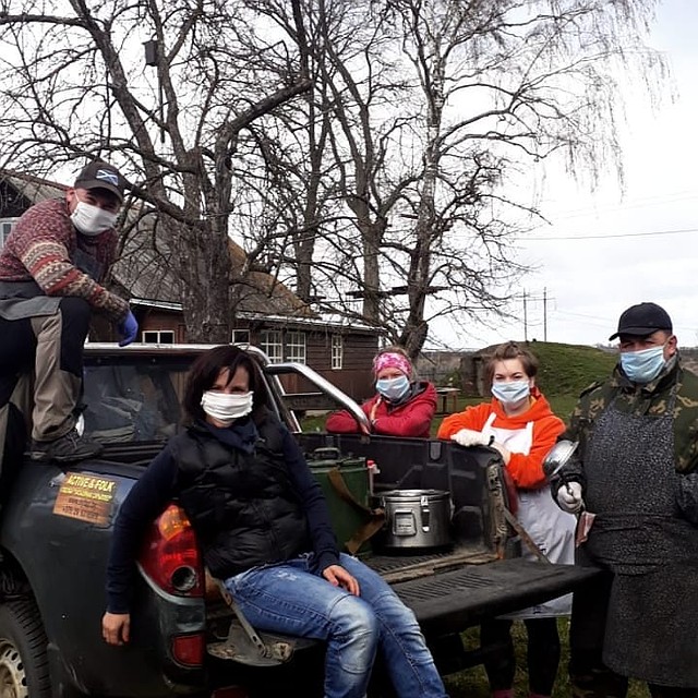 В агроусадьбе приготовили 1200 обедов для медиков. Фото: instagram.com/xytap.by
