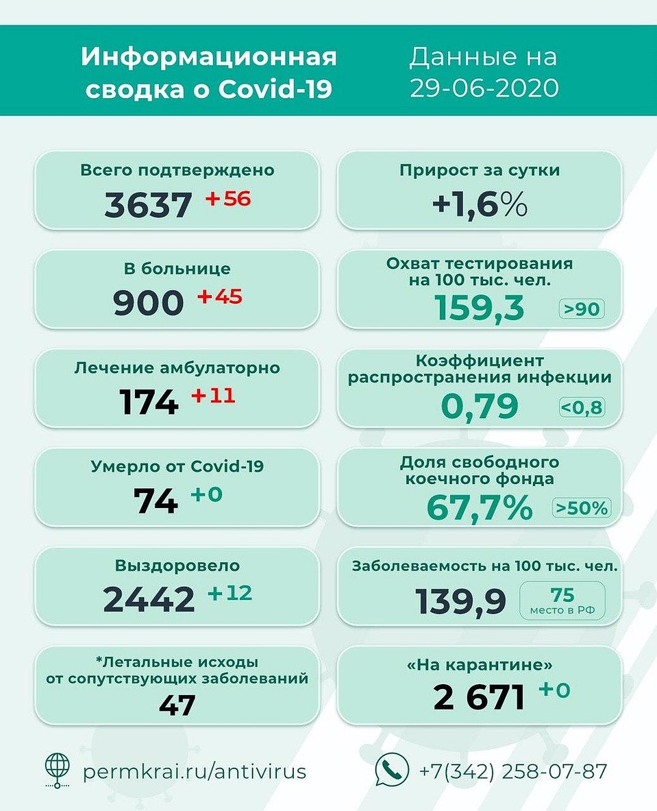 На лечении в больницах остаются 900 человек. Фото: Минздрав Пермского края.