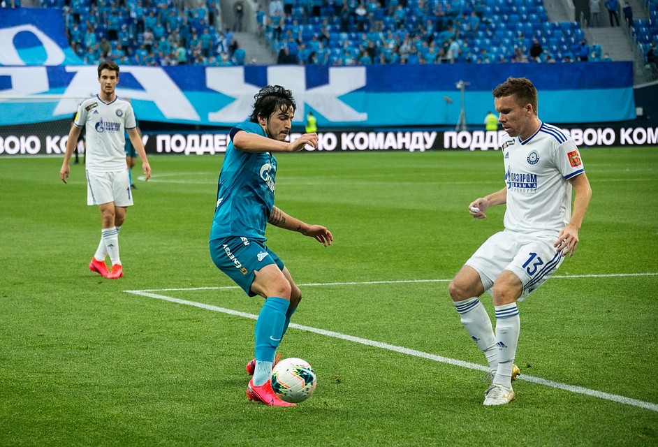 «Оренбург» уступил чемпиону страны «Зениту» 1:4 и лишился всех шансов подняться с последнего места. Фото: ФК «Оренбург».