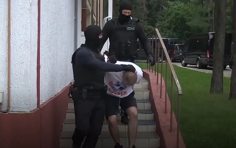 В Белоруссии рассказали о задержании 33-х россиян, которые якобы готовили на территории страны серию провокаций. Фото: кадр видео
