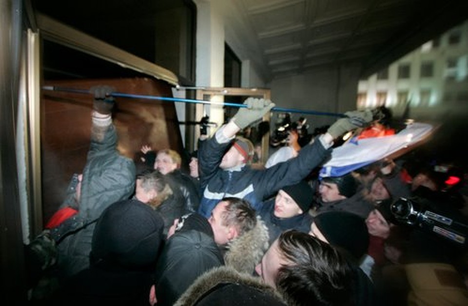 Митинг оппозиции на площади Независимости в Минске Фото: Дмитрий БРУШКО