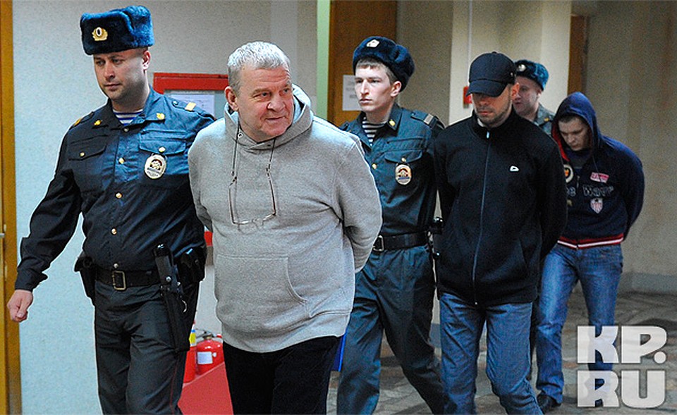 Похитители Ивана во время судебного процесса. Фото: Иван ВИСЛОВ