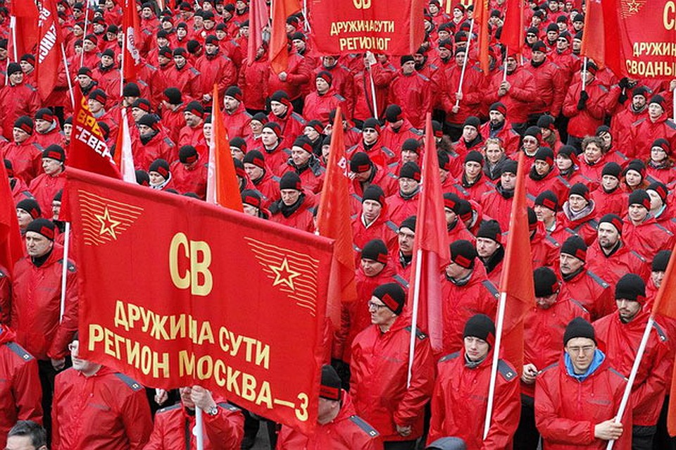 Жители СКФО шли в колонне «Юг»
