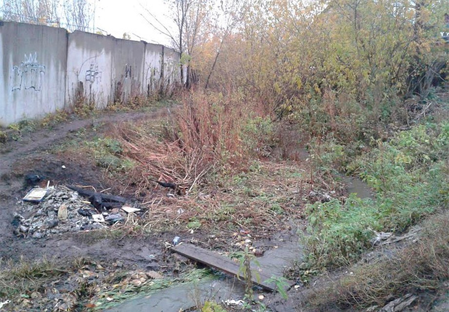 Место, где было найдено тело ребенка Фото: Константин КОРЕПАНОВ