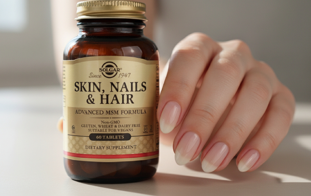 Solgar, Skin, Nails & Hair, Advanced MSM Formula, кожа, ногти и волосы, улучшенная рецептура с МСМ