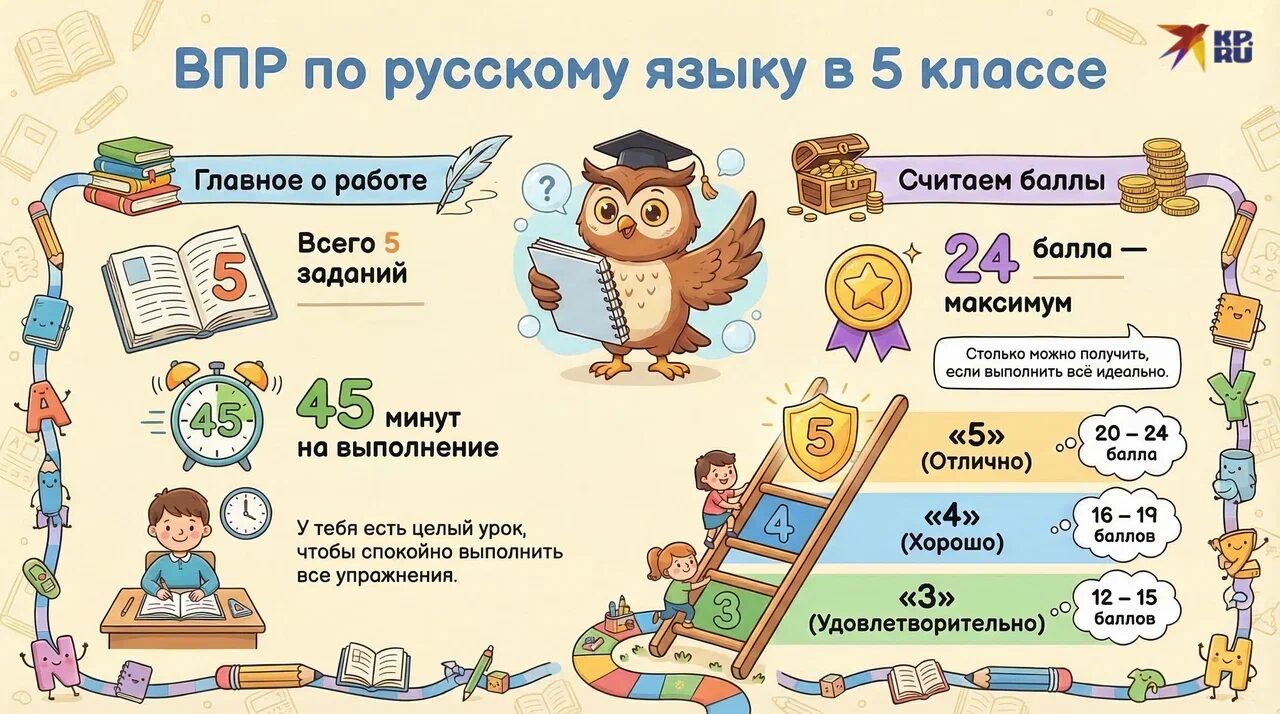 ВПР по русскому языку в 5 классе