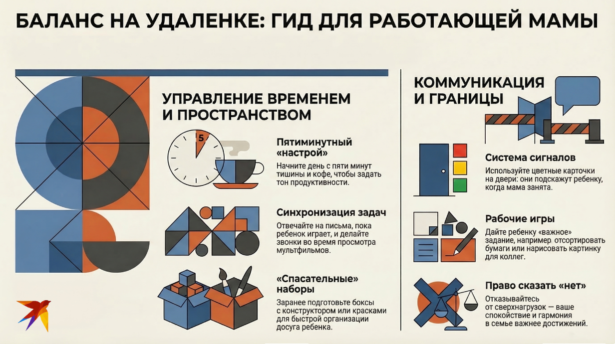 Лайфхаки, с помощью которых мамам легче совмещать удаленную работу и воспитание детей (1)