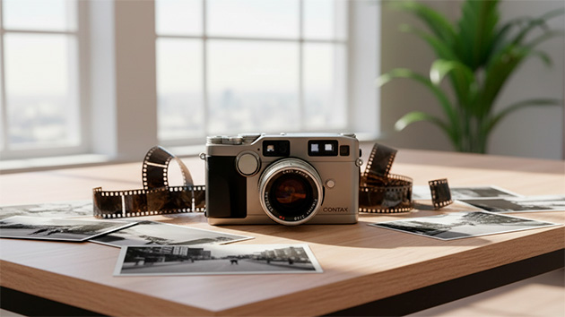 Contax G2. Фото: Татьяна Фадеева / Нейросеть