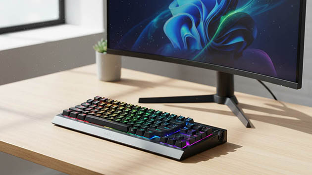 Razer BlackWidow V4 Pro 75%. Фото: Павел Громов / Нейросеть