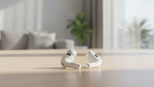 AirPods Pro 2. Фото: Татьяна Фадеева / Нейросеть