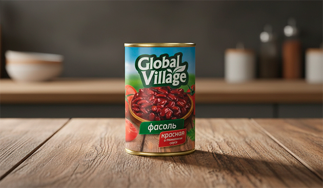 Фасоль в томатном соусе Global Village