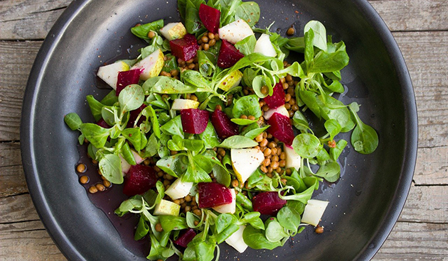 Салат из свеклы в маринаде с тмином