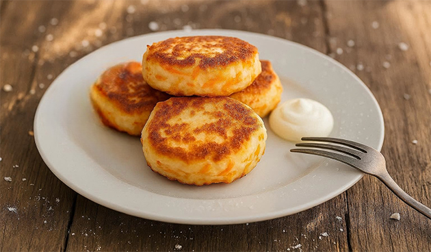 Сырники с морковью