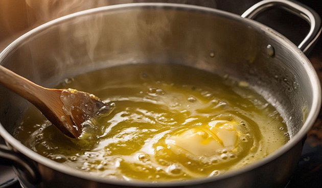 Домашнее топленое масло