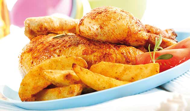 Курица с картошкой