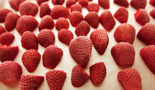 Мытая клубника