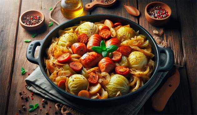 С сосисками