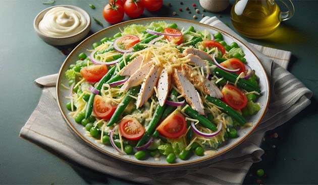 Салат со стручковой фасолью