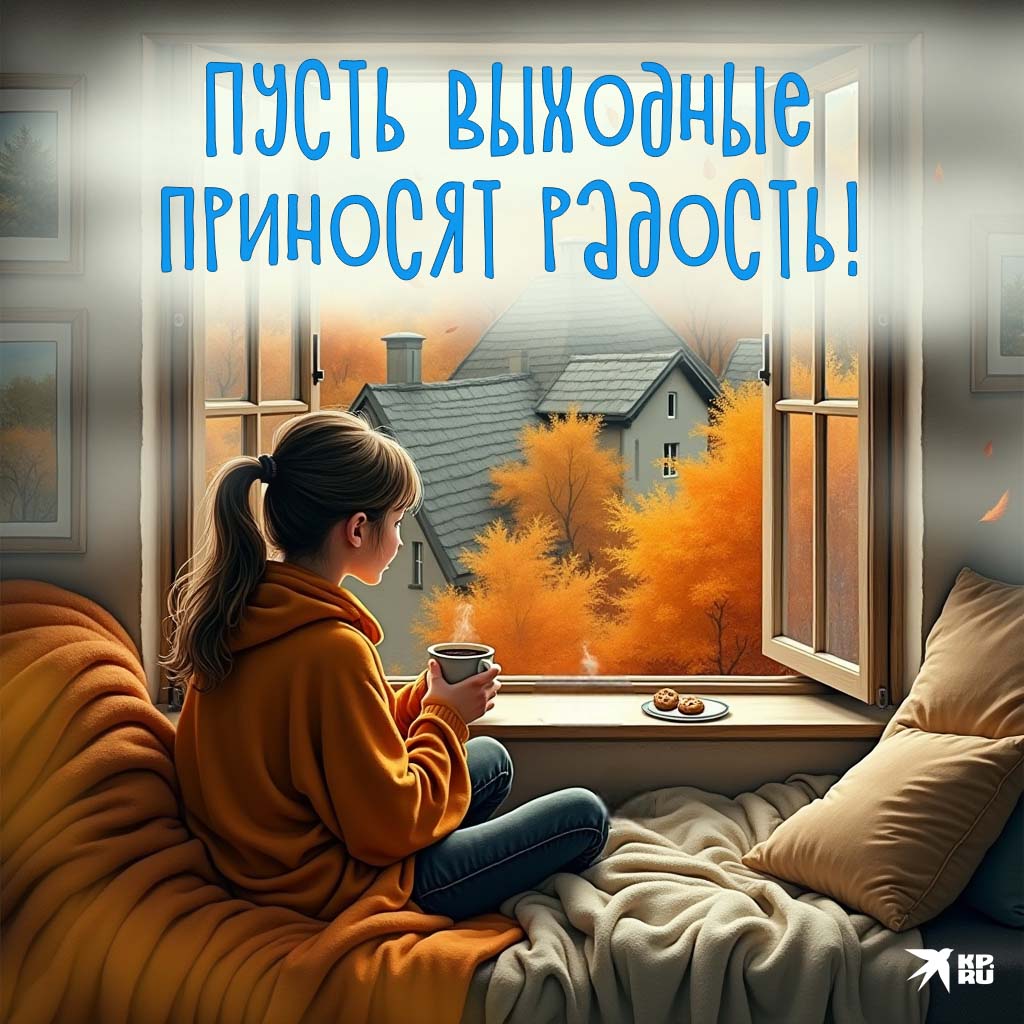 Картинки с пожеланиями отличных осенних выходных