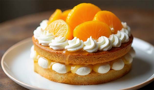 Мандариновый торт