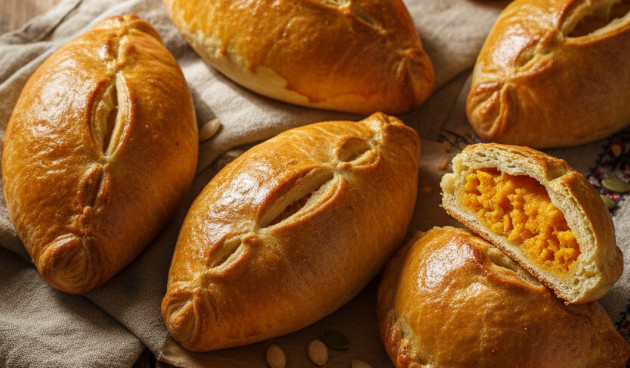 Пирожки с тыквенной начинкой