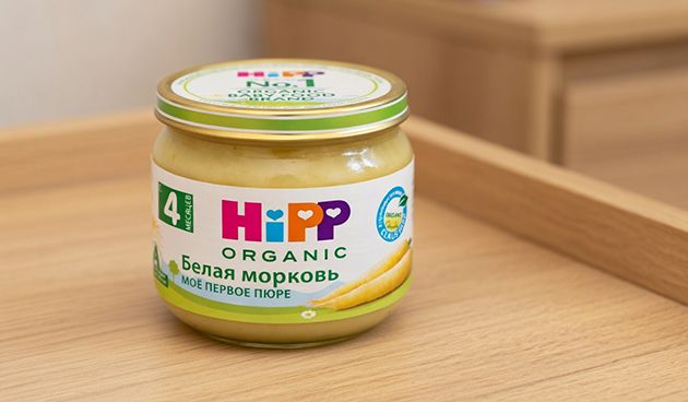 «Белая морковь. Мое первое пюре» — Hipp