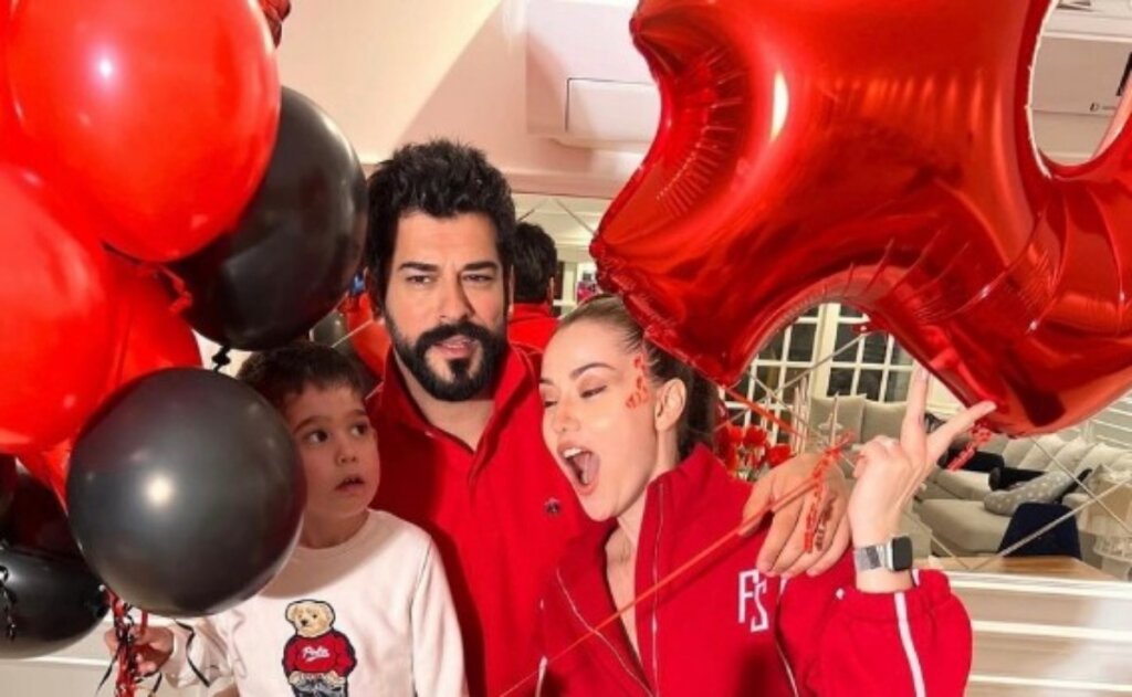 Бурак Озчивит и Фахрие Эвджен с размахом отметили 4-летие Карана и показали младшего сына