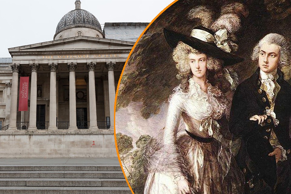 Томас гейнсборо утренняя прогулка описание картины