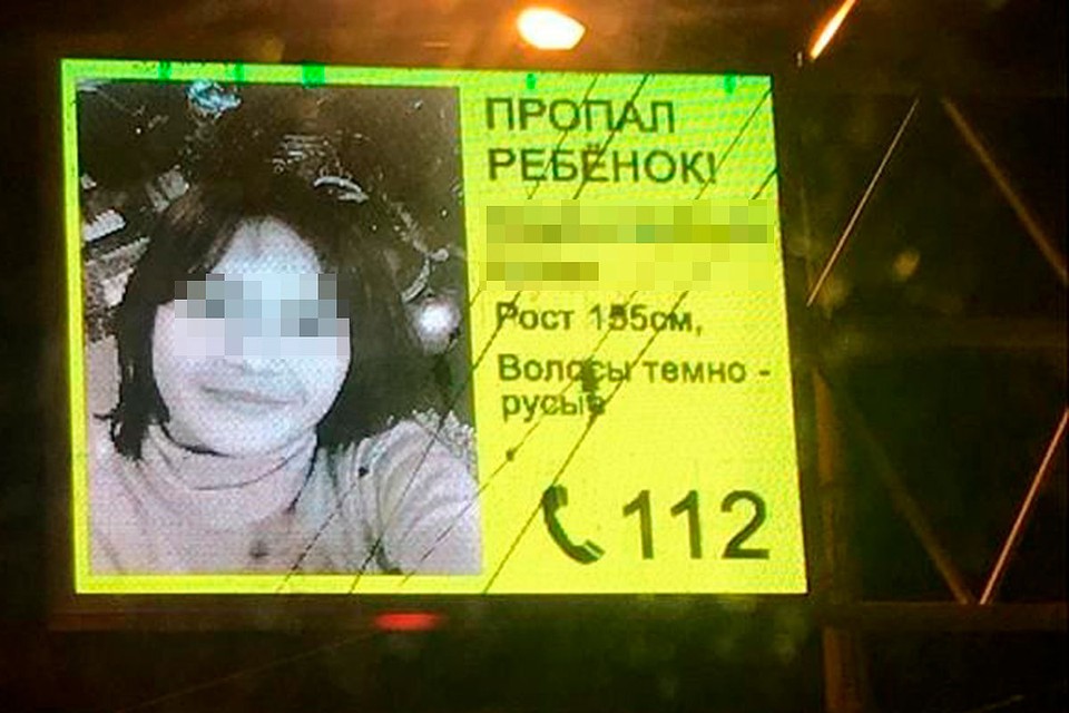 В городе были развешаны билборды о пропавшей девочке. Фото: Общественная организация: «Поиск пропавших детей»