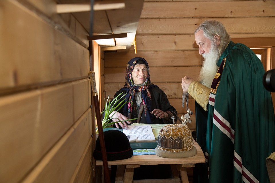 Агафья Лыкова переехала в новый дом. Фото: Медиагруппа Юг Сибири