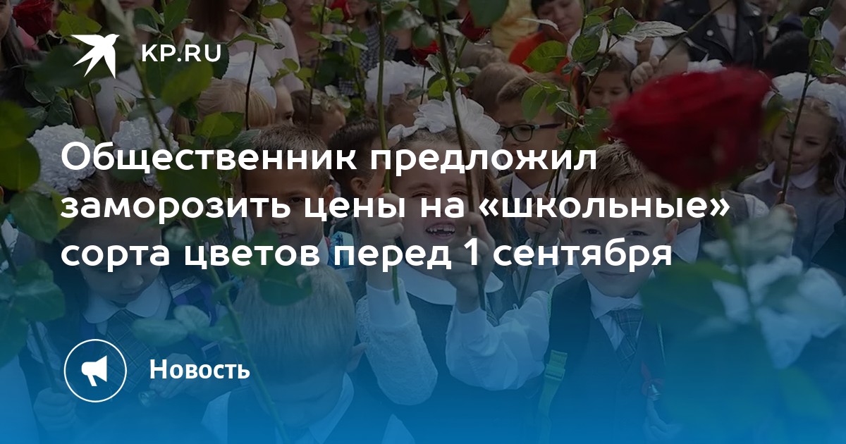 Общественник предложил заморозить цены на «школьные» сорта цветов перед 1 сентября - Vimarsana News
