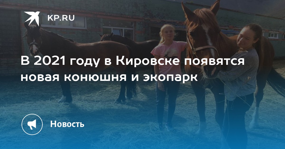 В 2021 году в Кировске появится новая конюшня и экопарк - Vimarsana News