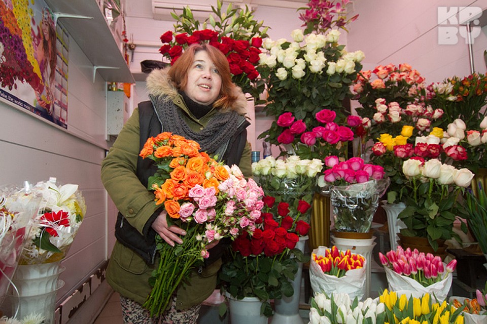 Цветы москва 8 марта