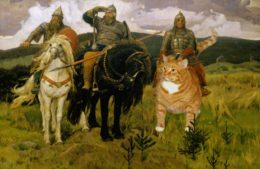 Использованы материалы с сайта fatcatart.com