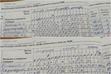 Сначала девушка старалась и даже делала успехи по некоторым предметам. Фото предоставлено героями публикации.